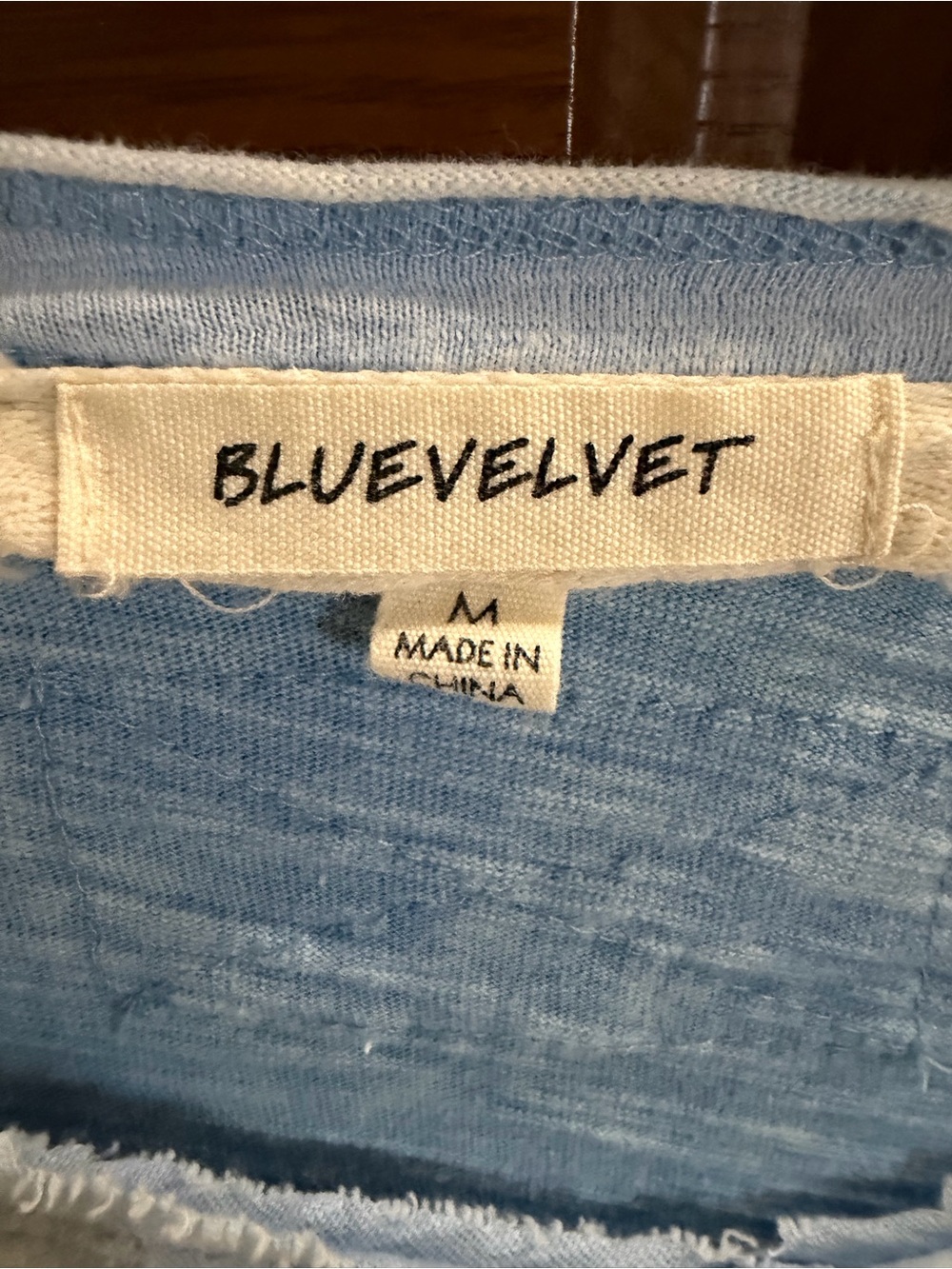 Blue Velvet top - Picture 4 of 10